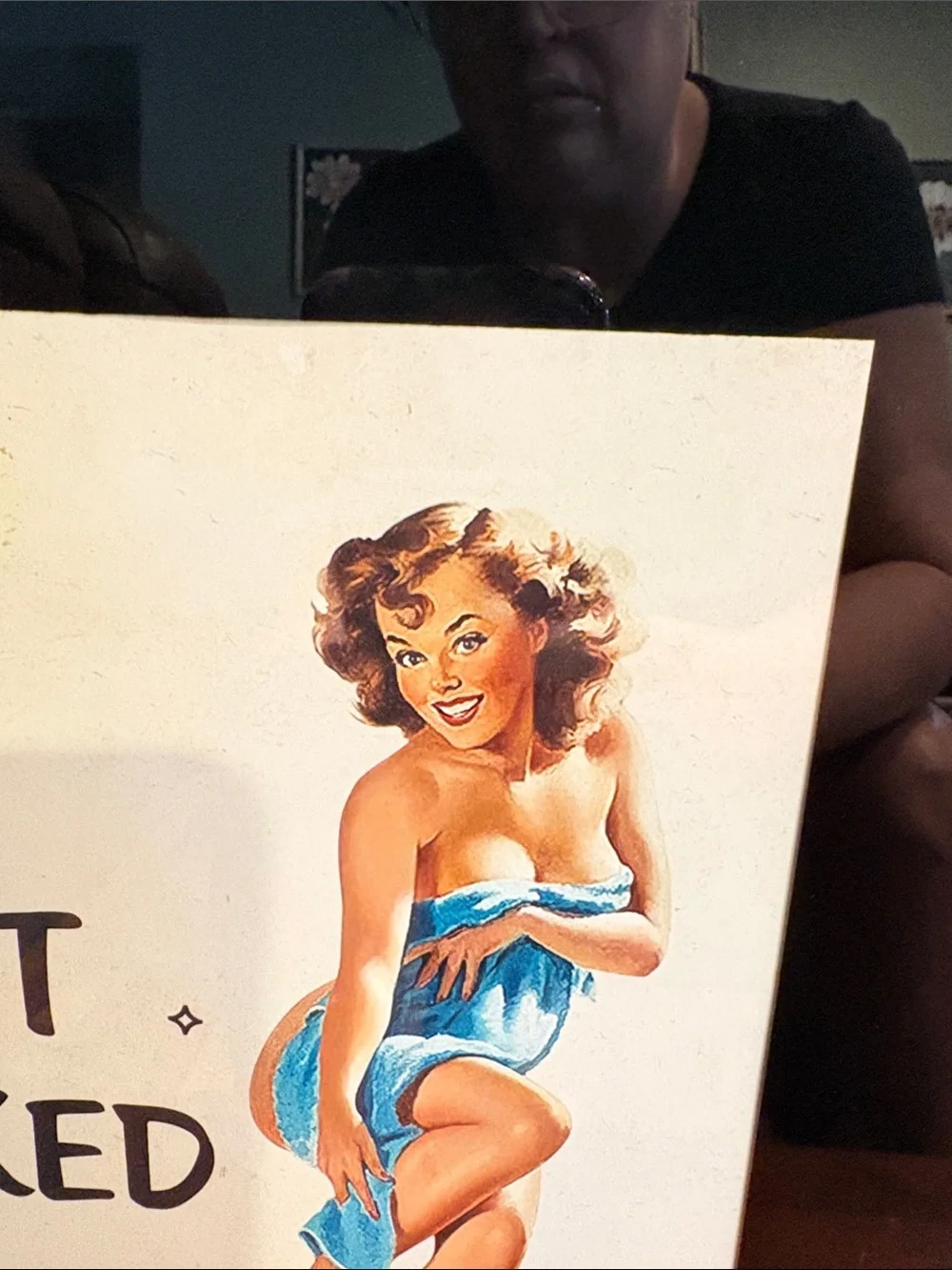 N/A framed pinup